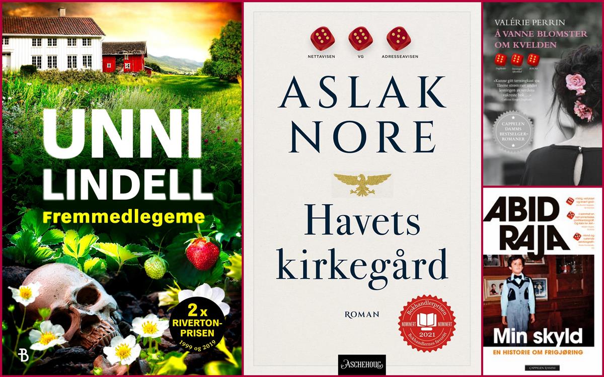 Toppliste 2022 voksenbøker - Klikk for stort bilde